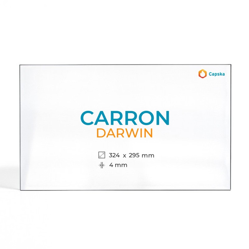 Vetro Carron DARWIN - Vetro Rettangolo per stufa a legna
