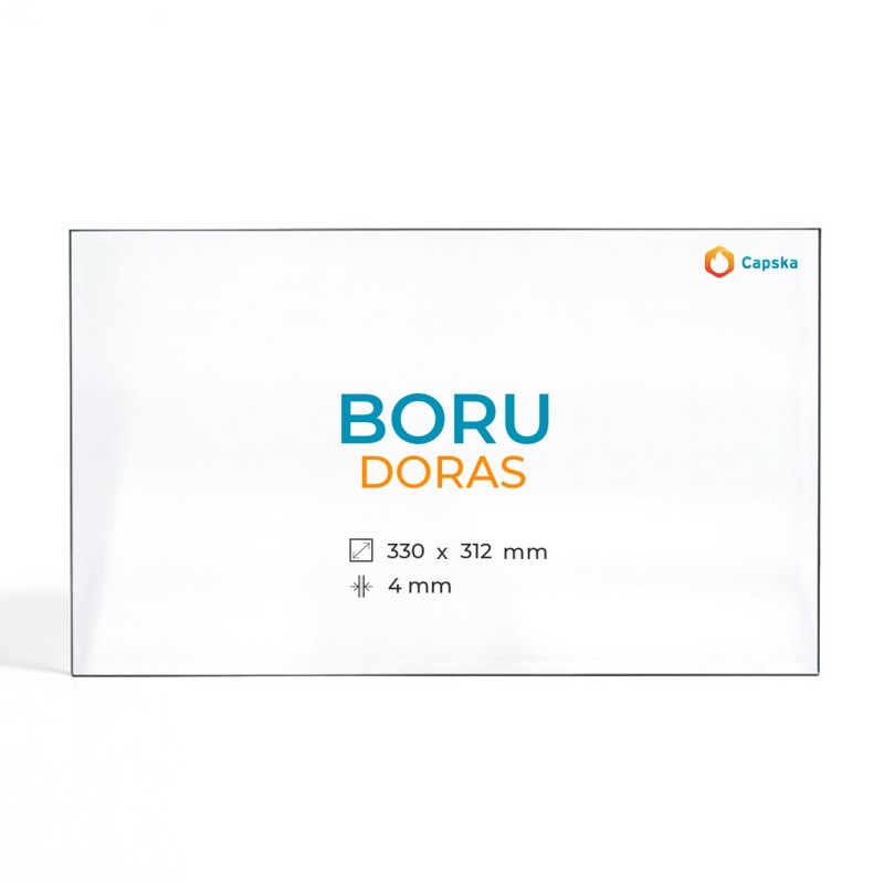 Boru DORAS Glass Panel for Wood Burning Stove