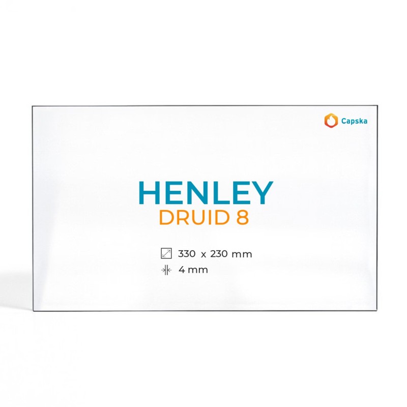 Henley DRUID 8 Glass - Rectangular Panel for Stoves