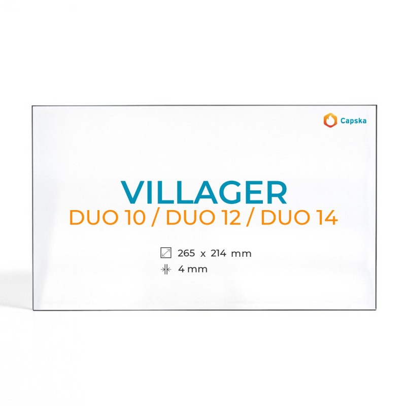 Villager DUO Glass Panel for Wood Burning Stove