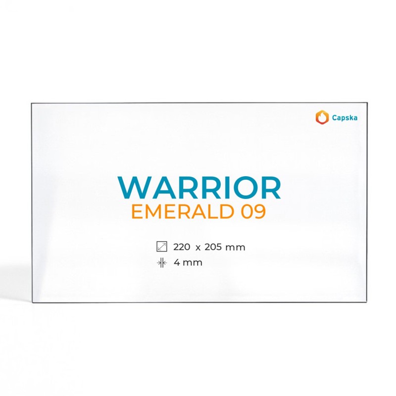 Warrior EMERALD 09 Glass Panel for Wood Burning Stove