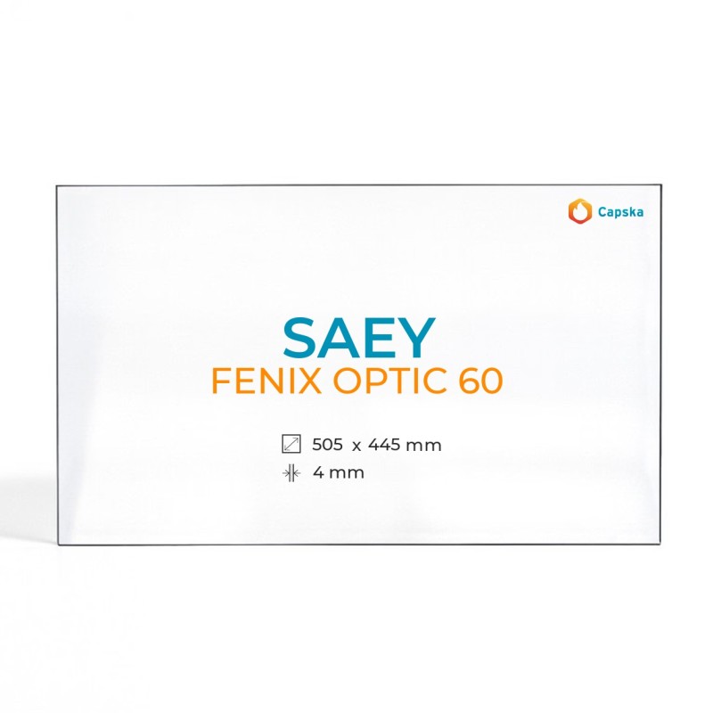 Saey FENIX OPTIC 60 Glass Panel - Rectangular Stove Accessory