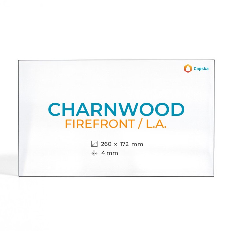 Charnwood FIREFRONT / L.A. Rectangular Glass Panel