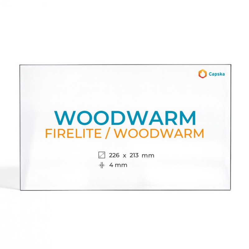 Vetro Woodwarm FIRELITE / WOODWARM - Rettangolo per stufa a legna