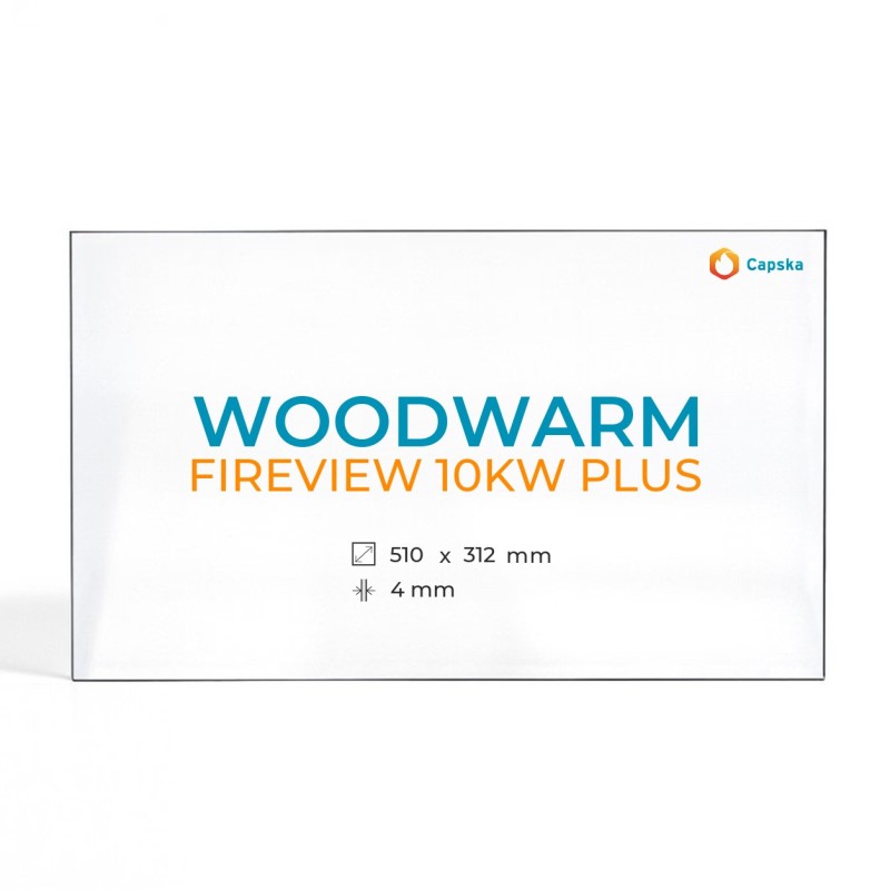 Vetro Woodwarm FIREVIEW 10KW PLUS - Vetro Rettangolo per stufa a legna