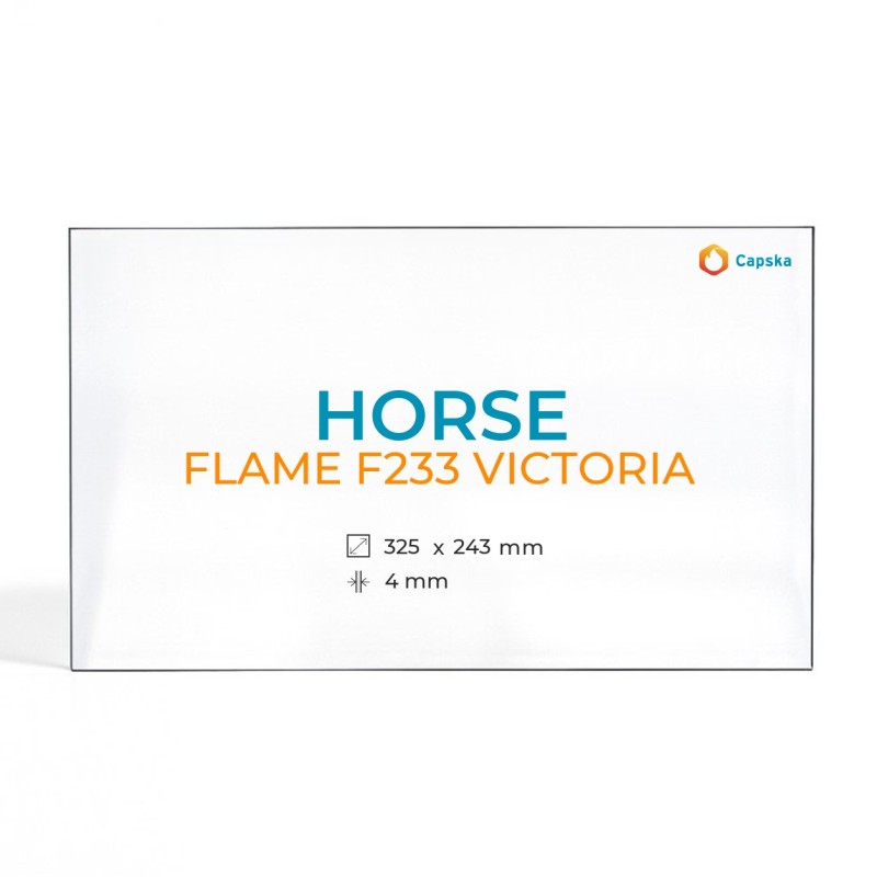 Vetro Horse FLAME F233 VICTORIA per stufa a legna