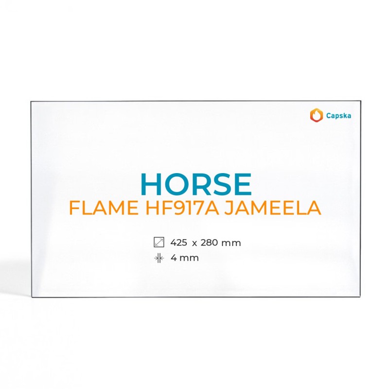 HORSE FLAME HF917A JAMEELA Glass Panel for Wood Burning Stove