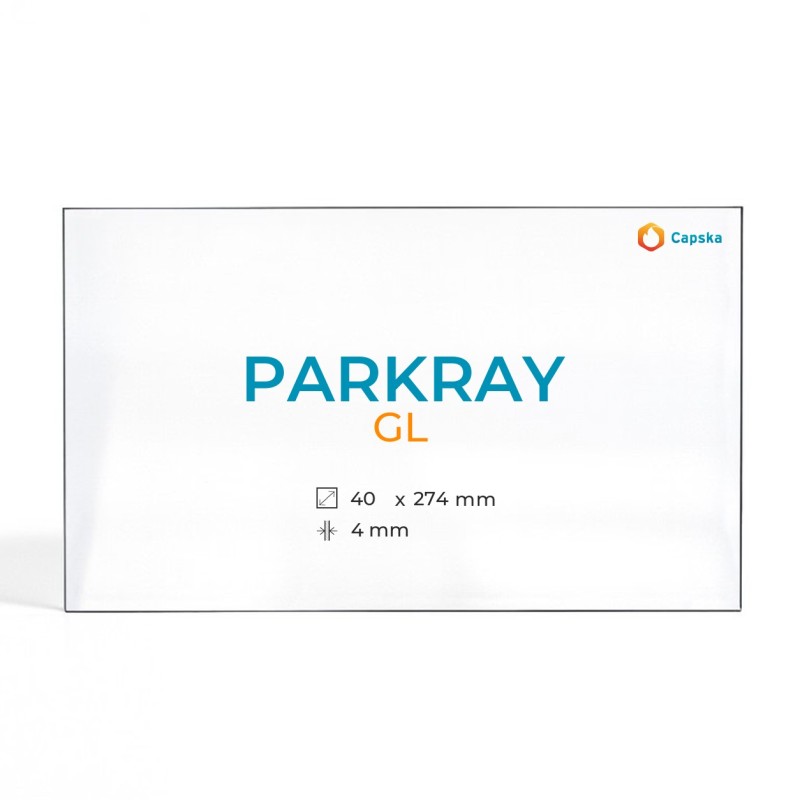Vitre Parkray GL - Verre Rectangle pour poêle à bois