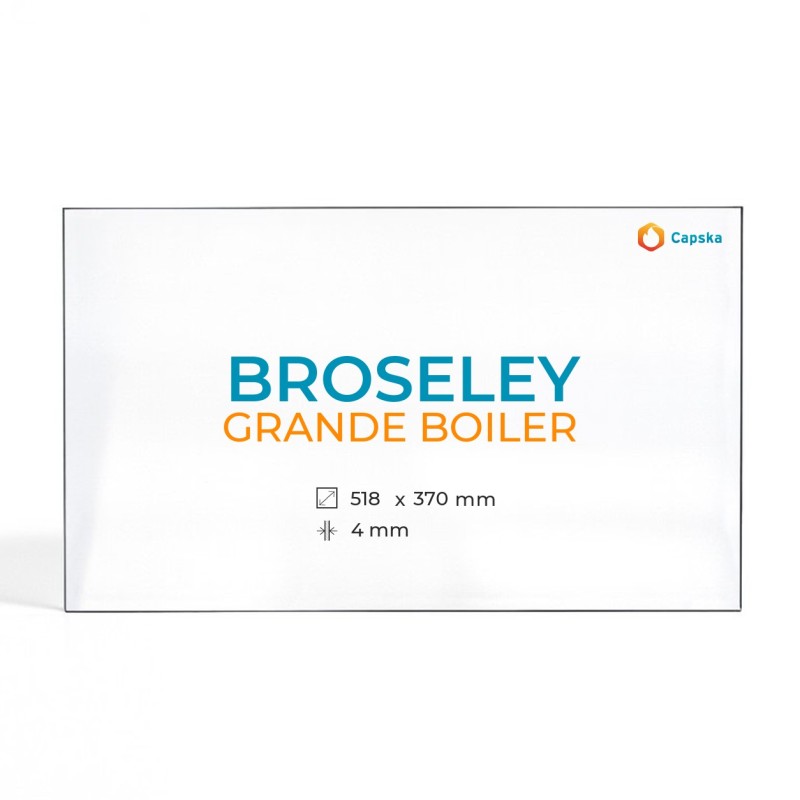 Vetro Broseley GRANDE BOILER - Vetro Rettangolo per stufa a legna