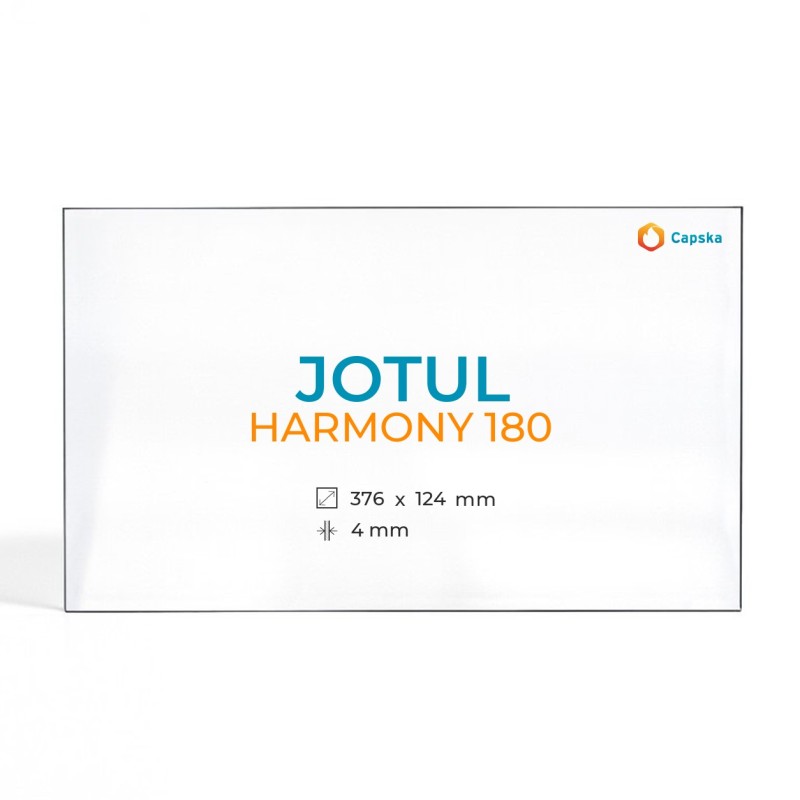 Vitre Jotul HARMONY 180 - Verre Rectangle pour poêle à bois