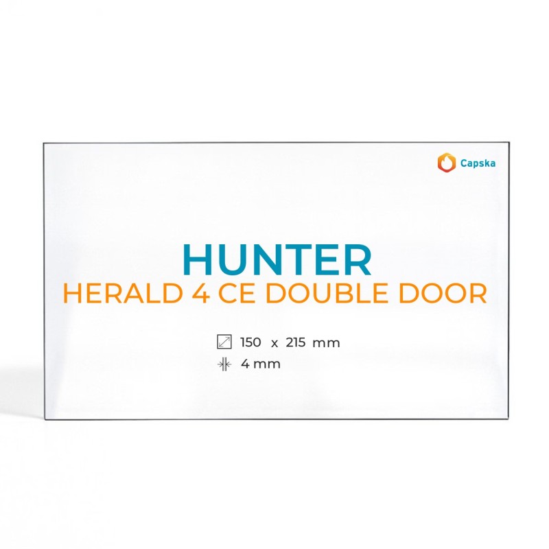Hunter HERALD 4 CE DOUBLE DOOR Glass - Rectangular Panel