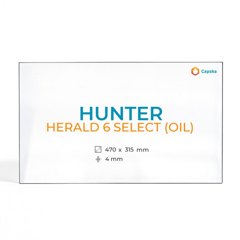 Hunter HERALD 6 SELECT (OIL) Glass Panel for Wood Burning Stove