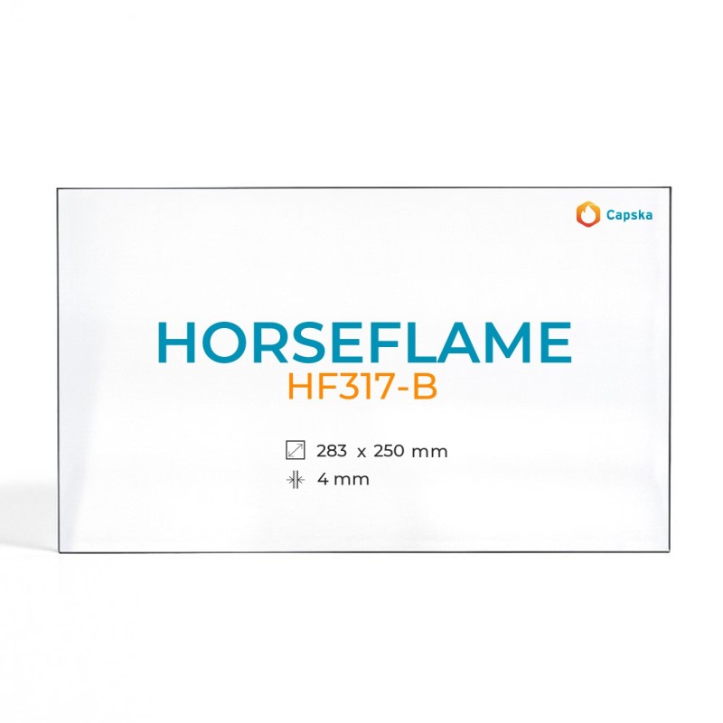 Horseflame HF317-B Glass Panel for Wood Burning Stove