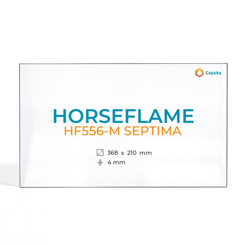 Vitre Horseflame HF556-M SEPTIMA - Verre Rectangle pour poêle à bois
