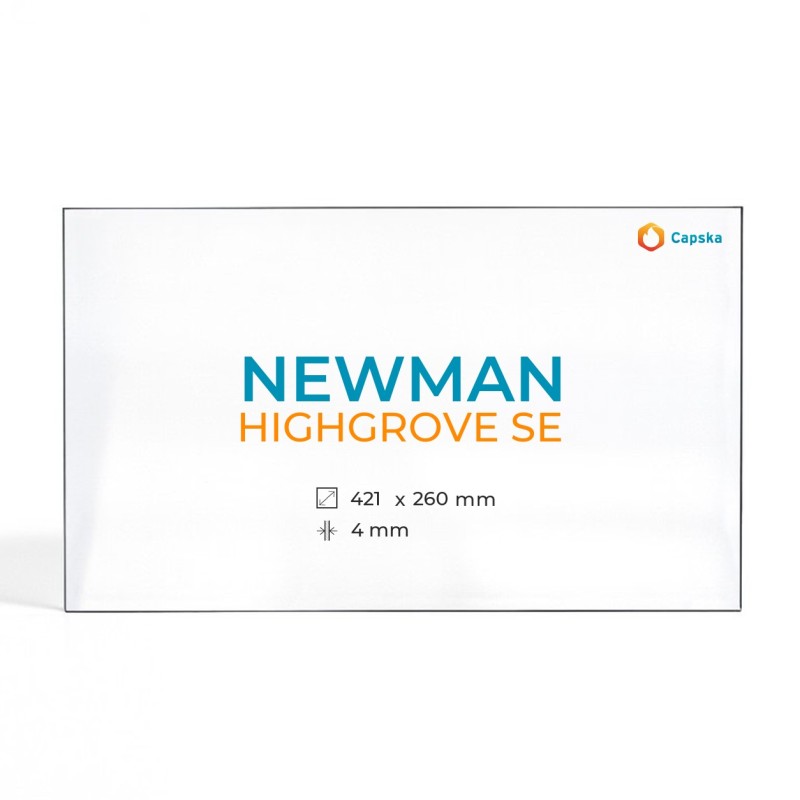 Newman HIGHGROVE SE Glass - Rectangular Panel for Wood Burning Stove