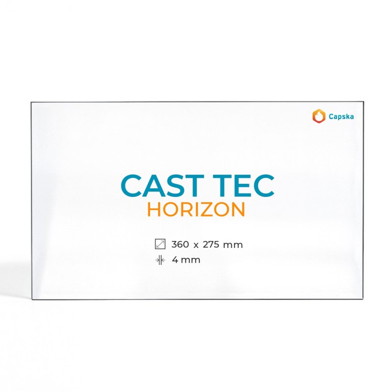 Vetro Cast Tec HORIZON - Vetro Rettangolo per stufa a legna