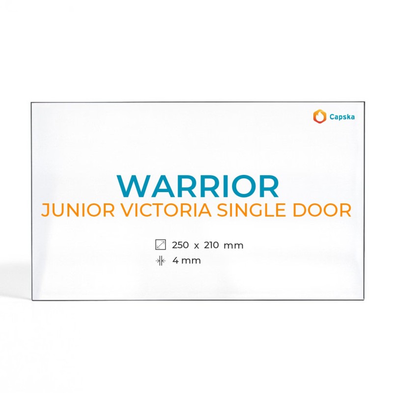 Warrior JUNIOR VICTORIA SINGLE DOOR - Kaminglas für Kaminofen