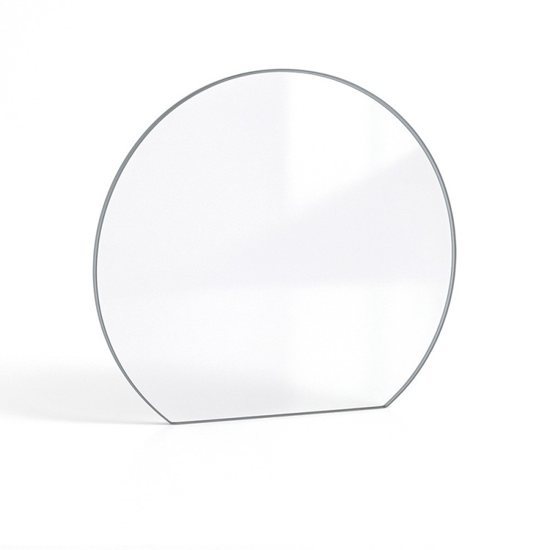 Vitre Bruno ROMANTIK - Verre Rond coupé pour poêle à bois