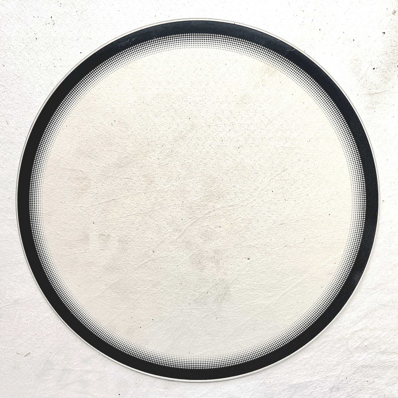 Vitre Austroflamm CLOU COMPACT - Verre Ronde Sérigraphié pour poêle à granulés