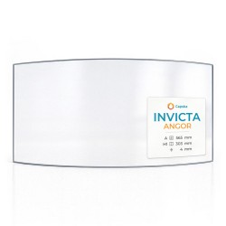 Vetro Invicta ANGOR - Vetro Curvo per stufa a legna