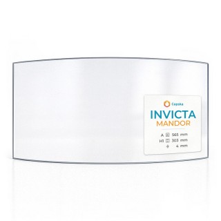 Invicta MANDOR Glas - Kaminglas für Kaminofen