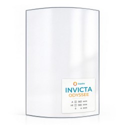 Vitre Invicta ODYSSEE - Verre Courbe pour poêle à bois