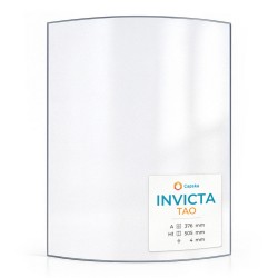Vitre Invicta TAO - Verre Courbe pour poêle à bois
