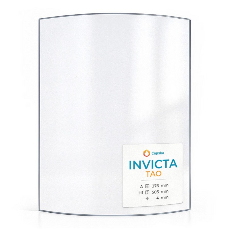 Vitre Invicta TAO - Verre Courbe pour poêle à bois