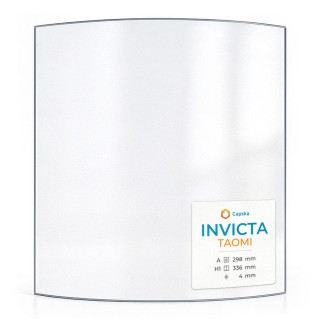Invicta TAOMI Glass - Curved Glass Panel for Wood Burning Stove