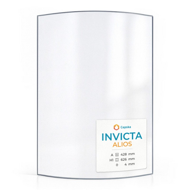 Invicta ALIOS Glass - Curved Panel for Wood Burning Stove