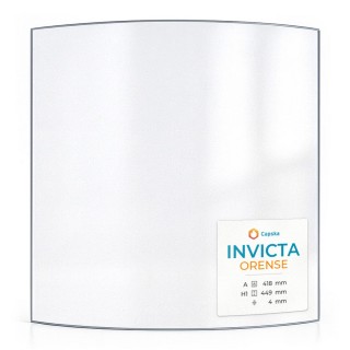 Invicta ORENSE Glass - Curved Glass Panel for Wood Burning Stove