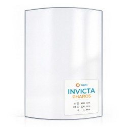 Vitre Invicta PHAROS - Verre Courbe pour poêle à bois