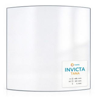 Vitre Invicta TANA - Verre Courbe pour poêle à bois