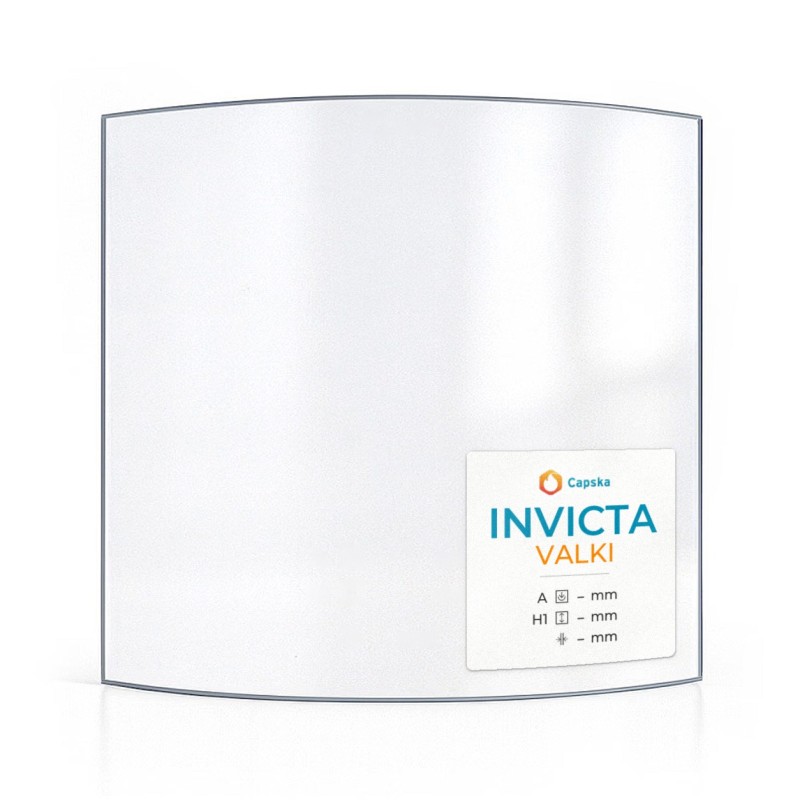 Invicta VALKI Glass - Curved Panel for Wood Burning Stove