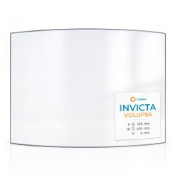 Invicta VOLUSPA Glass - Curved glass panel for wood burning stove