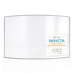 Vetro Invicta 628544 FOYER 800 PANORAMIQUE - Vetro Curvo per inserto per caminetto