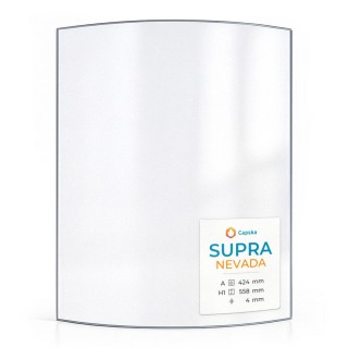 Vitre Supra NEVADA - Verre Courbe pour poêle à bois