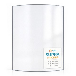 Vetro Supra VIRGINIA - Vetro Curvo per stufa a legna