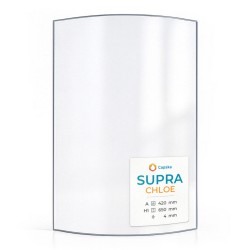 Vitre Supra CHLOE - Verre Courbe pour poêle à bois
