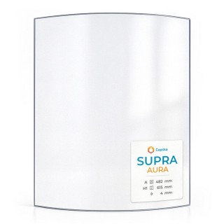Supra AURA Glass - Curved Panel for Wood Burning Stove
