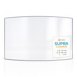 Supra COSMOS Glass - Curved glass panel for fireplace insert