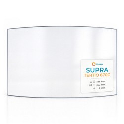 Vitre Supra TERTIO 670C - Verre Courbe pour insert