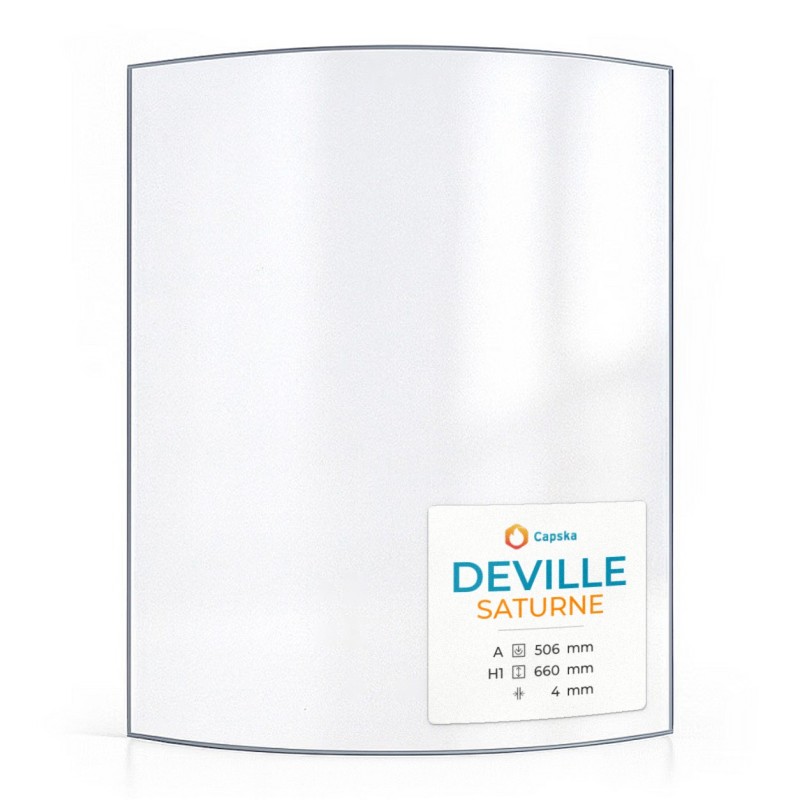 Deville SATURNE Glas - Kaminglas für Kaminofen
