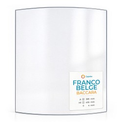 Vitre Franco Belge BACCARA - Verre Courbe pour poêle à bois
