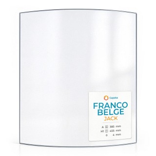 Franco Belge JACK Glas - Hitzebeständiges Kaminglas