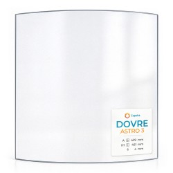 Dovre ASTRO 3 Glass - Curved glass panel for wood burning stove