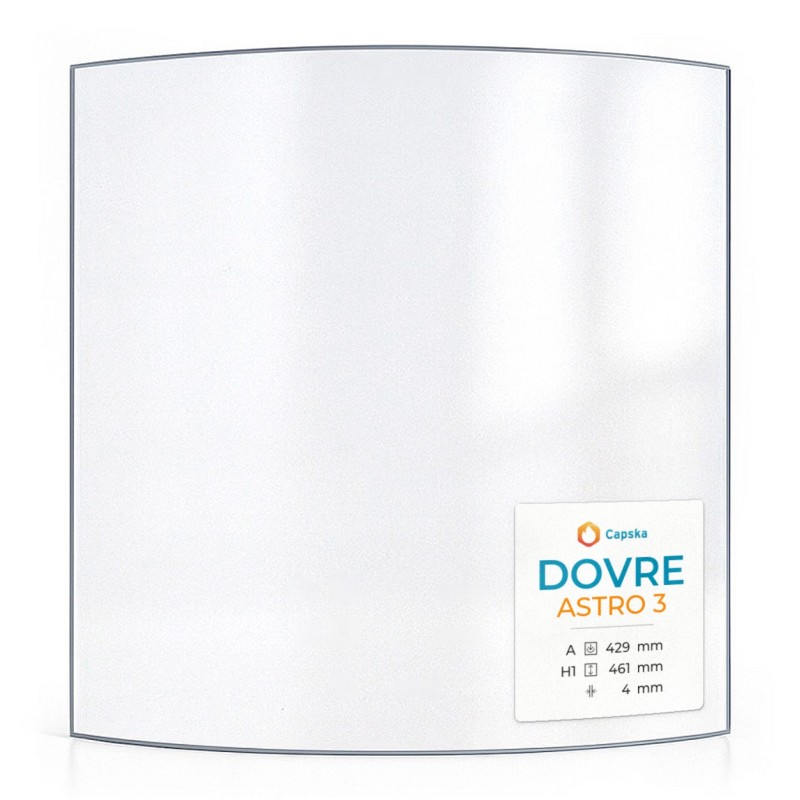 Vetro Dovre ASTRO 3 - Vetro Curvo per stufa a legna