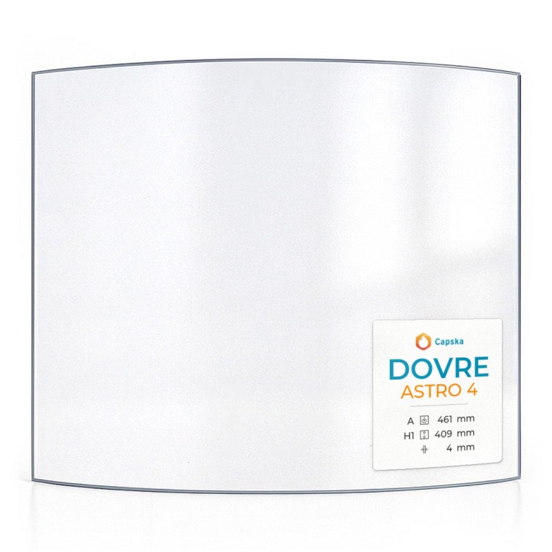 Dovre ASTRO 4 Glass Panel - Curved for Wood Burning Stove
