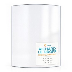 Vitre Richard Le Droff MEGEVE / MEGEVE 2 - Verre Courbe pour poêle à bois