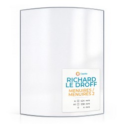 Vitre Richard Le Droff MENUIRES / MENUIRES 2 - Verre Courbe pour poêle à bois
